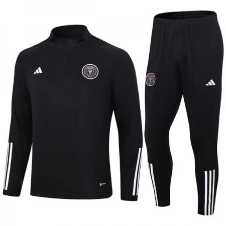 Inter Miami CF Quarter Zip Sudadera De Entrenamiento Trajes 2023-24 Negra - Hombre Inter Miami CF Quarter Zip Sudadera De Entrenamiento Trajes 2023-24 Negra - Hombre
